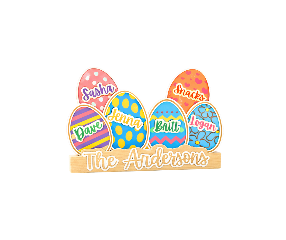 Custom Wooden Easter Sign