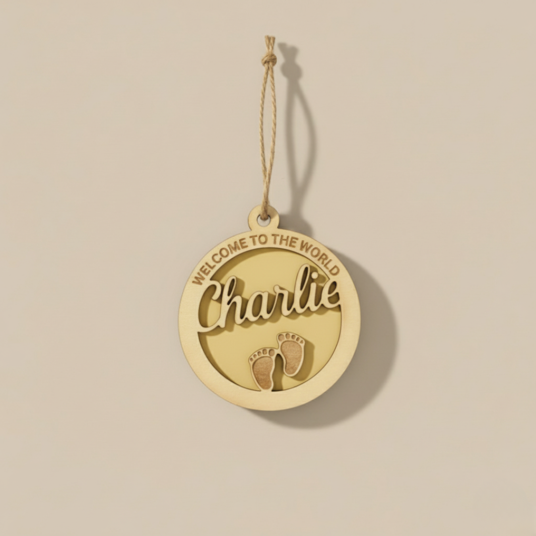 Custom Ornament - New Baby