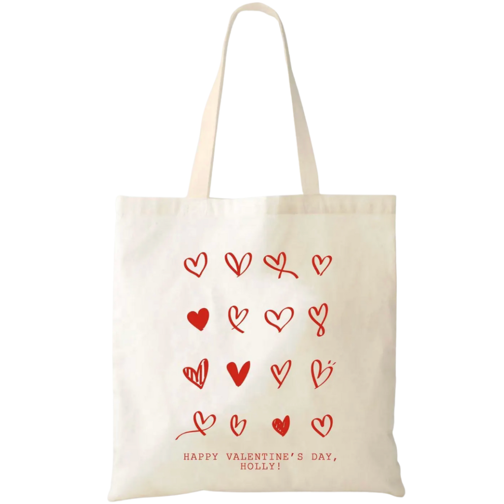 Custom Valentines Day Tote Bag