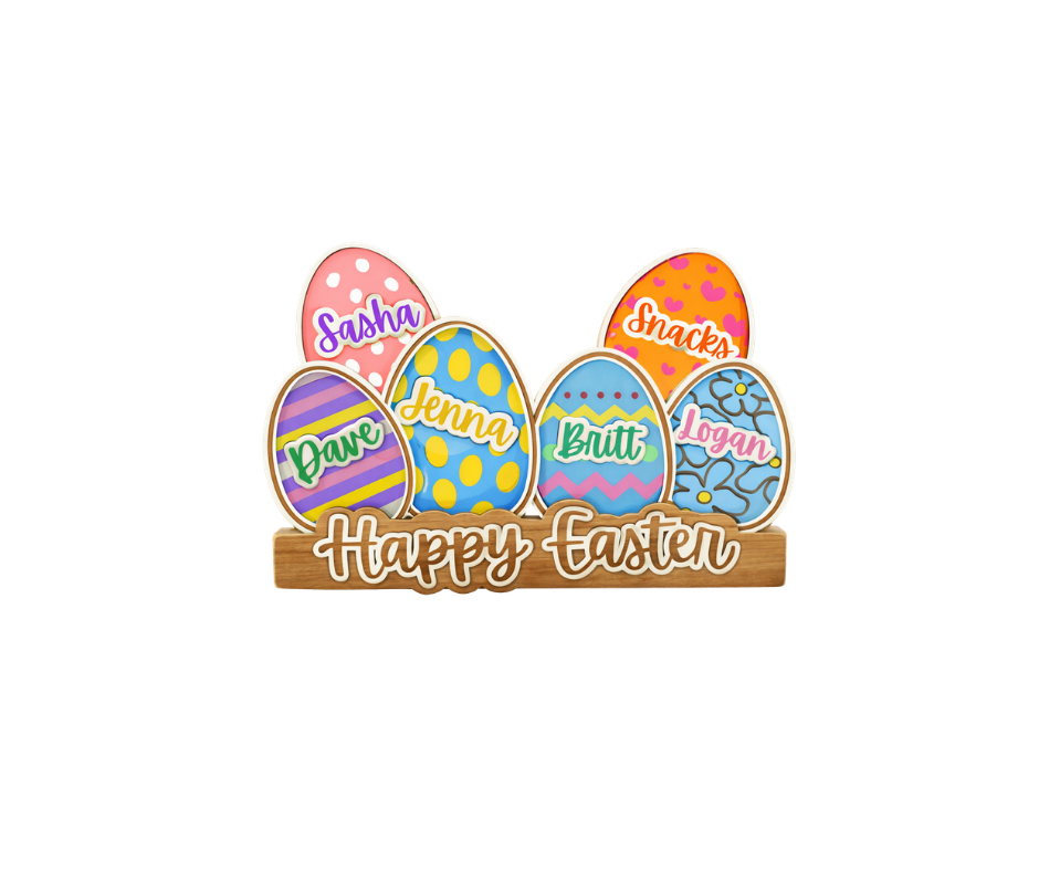 Custom Wooden Easter Sign