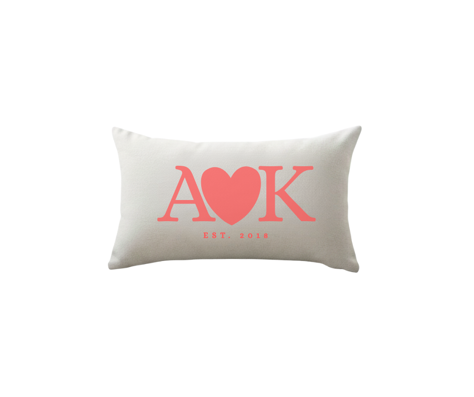 Custom Valentines Throw Pillow Cover