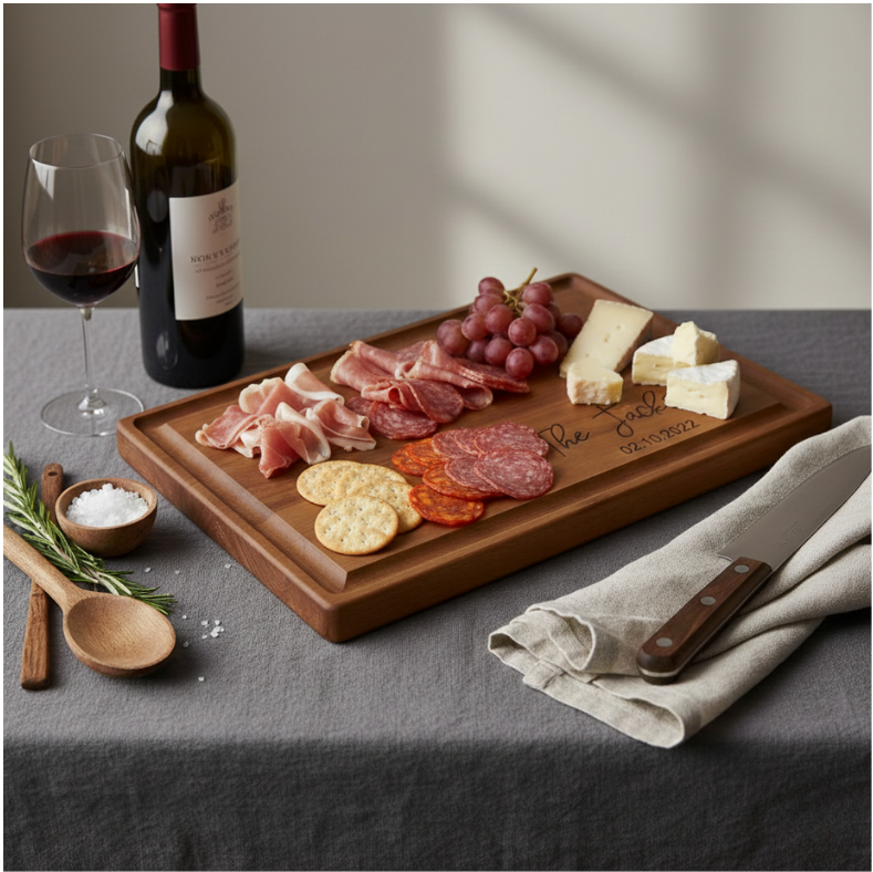 Custom Engraved Wooden Cutting Board