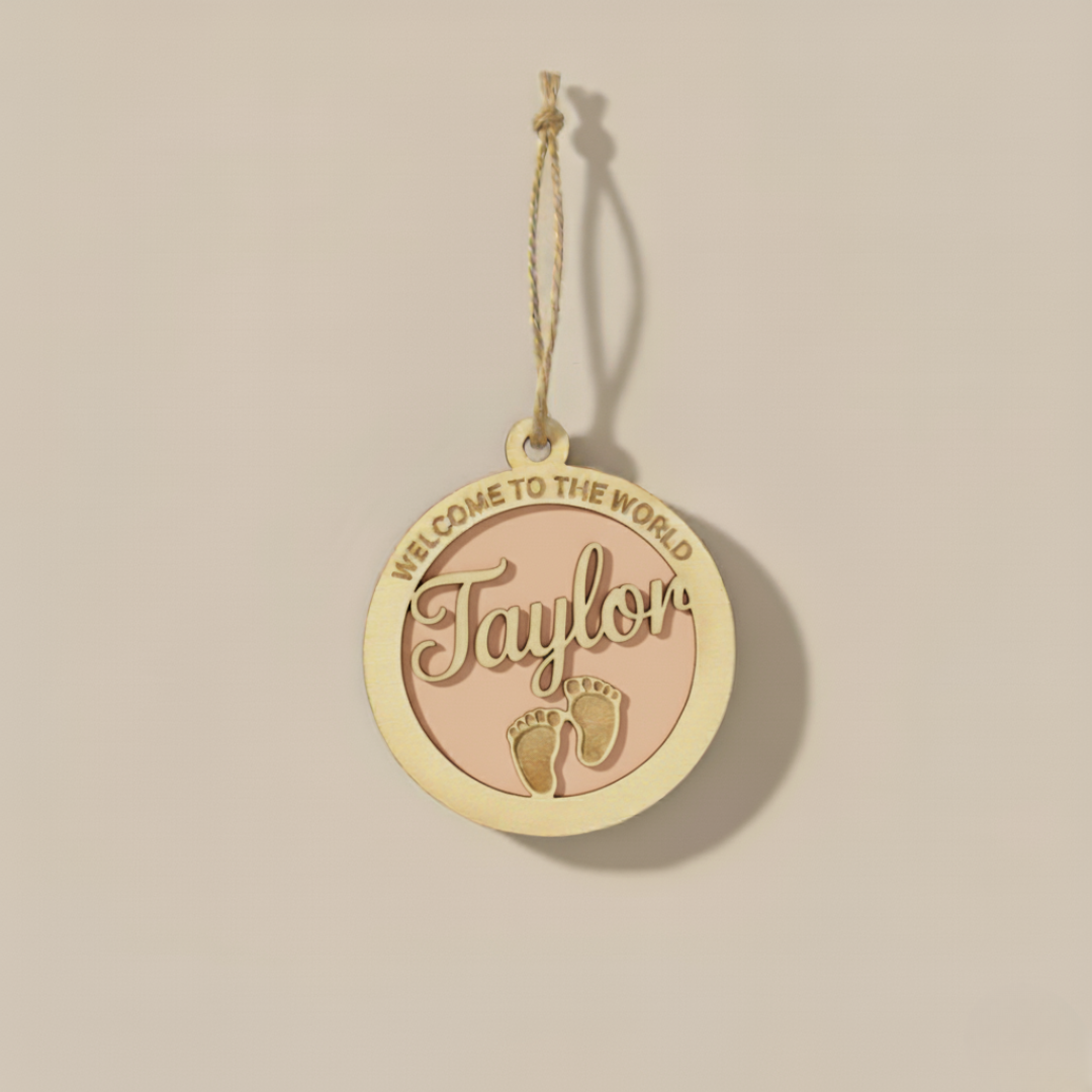 Custom Ornament - New Baby
