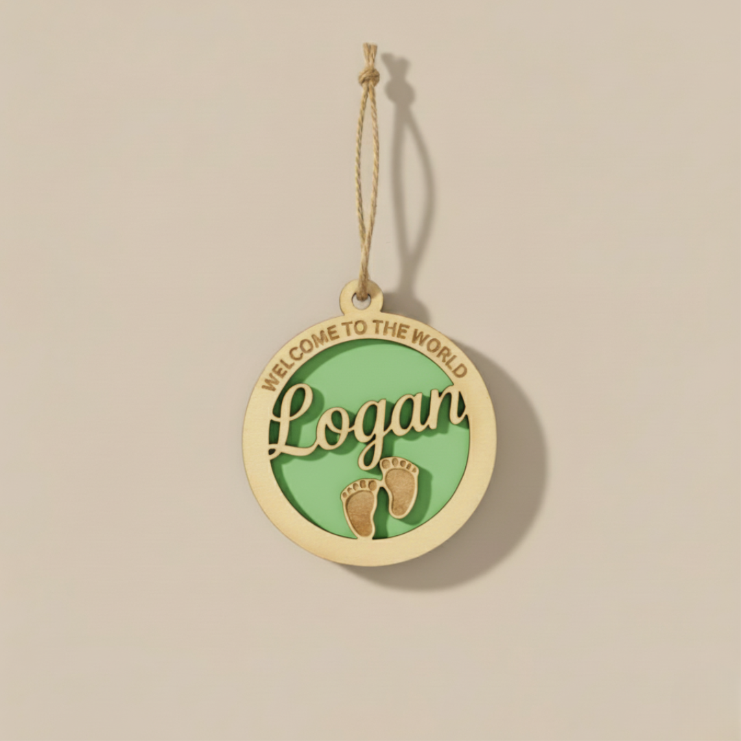 Custom Ornament - New Baby