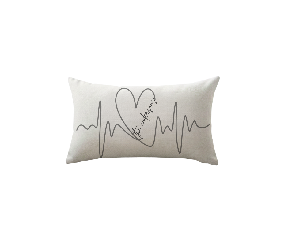 Custom Valentines Throw Pillow Cover