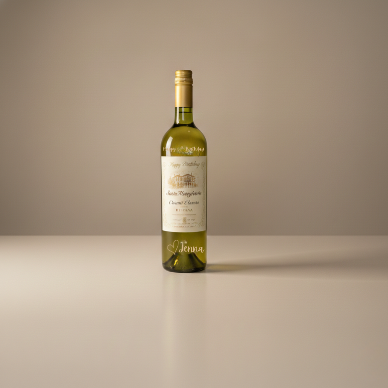 Custom Engraved Wine Bottle