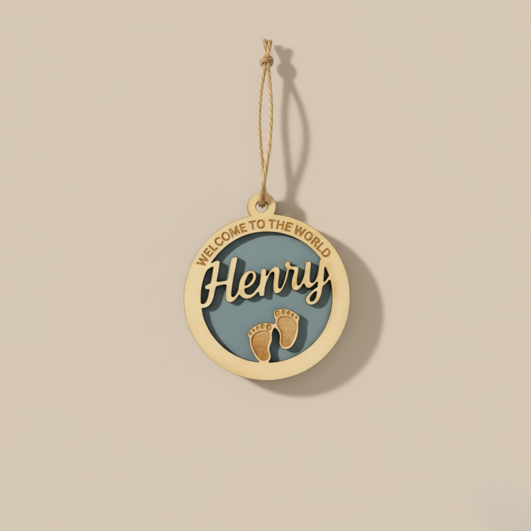 Custom Ornament - New Baby