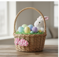 Custom Wooden Easter Basket Tag
