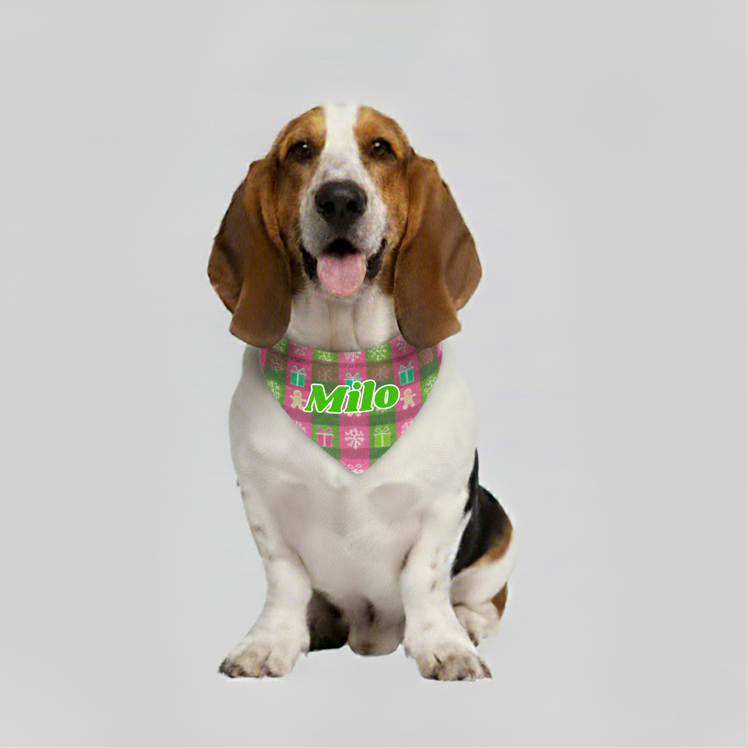 Custom Dog Bandana (Glow-in-the-Dark)