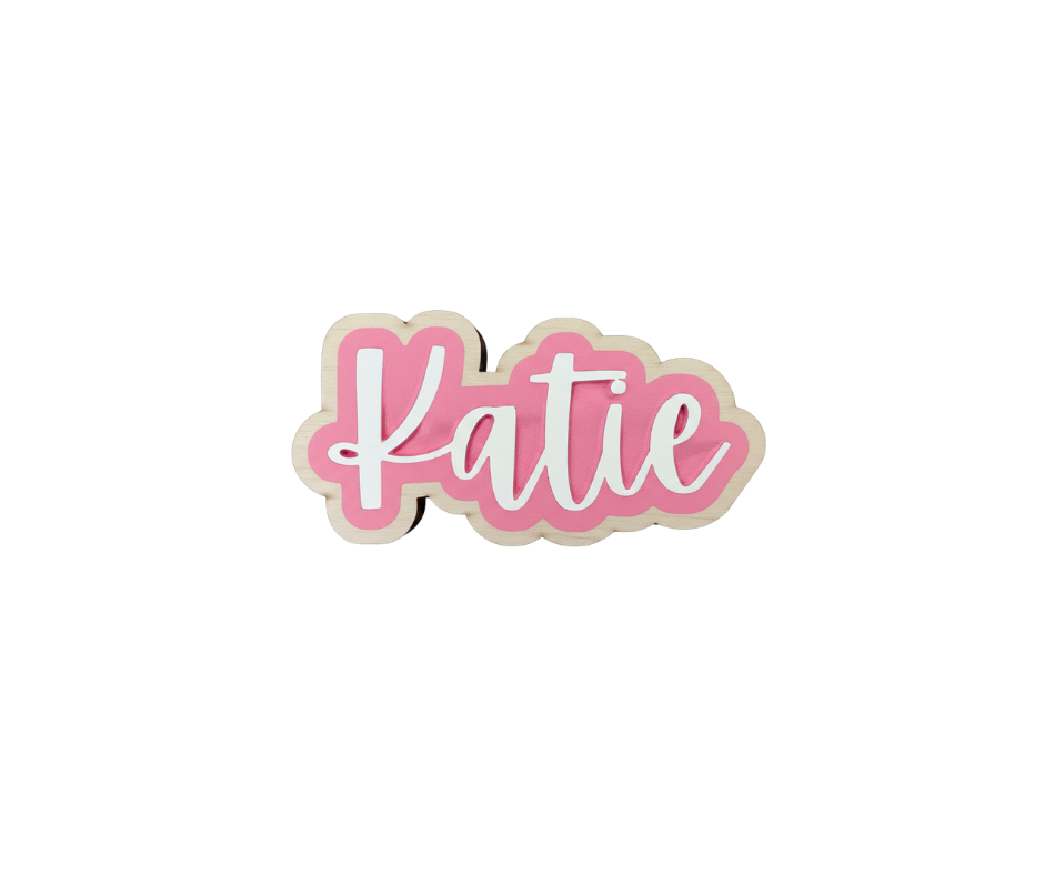 Custom Wooden Easter Basket Tag