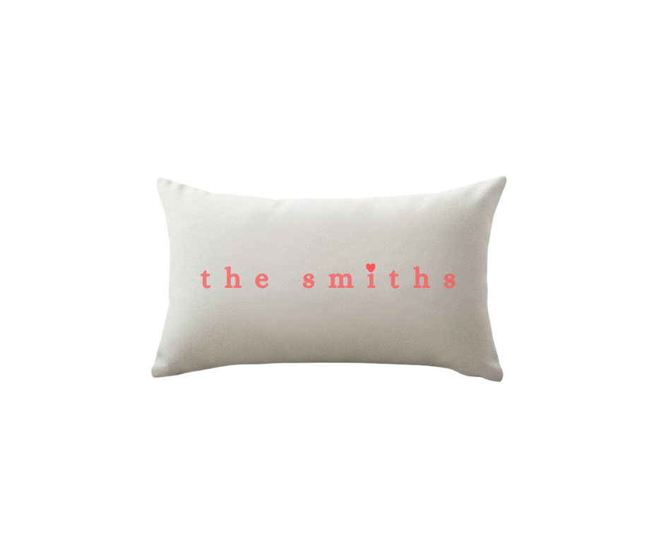 Custom Valentines Throw Pillow Cover