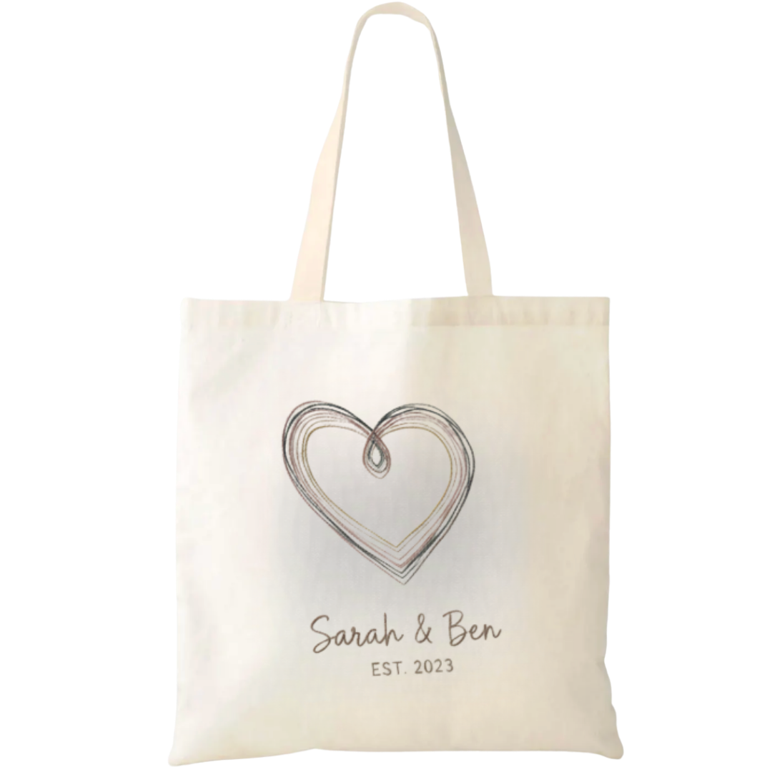 Custom Valentines Day Tote Bag