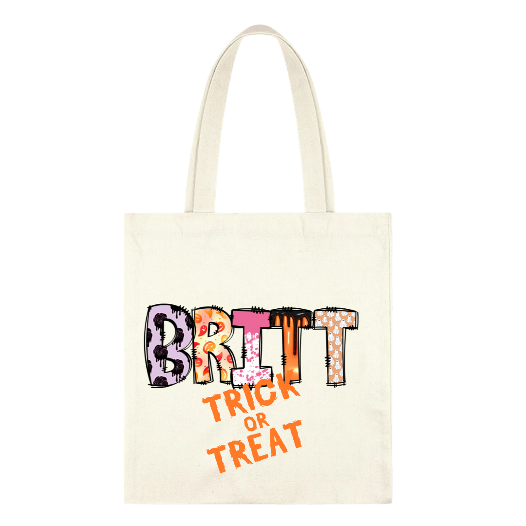 Custom Trick or Treating Bags