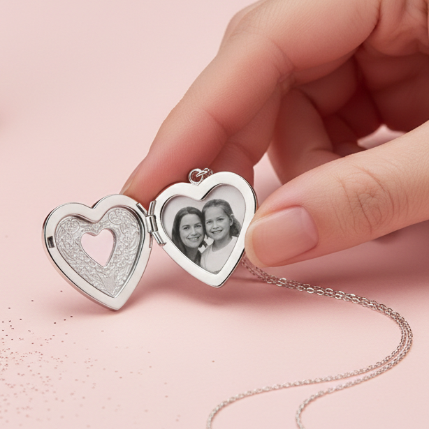 Custom Heart-Shaped Locket