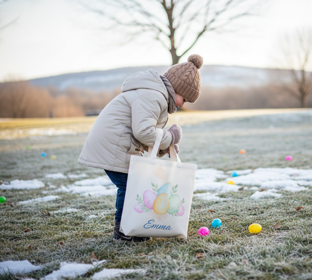 Custom Easter Tote Bag