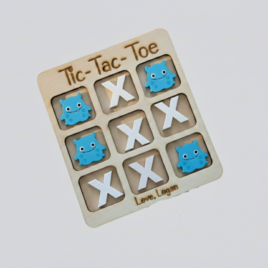 Custom Valentine's Day Tic-Tac-Toe