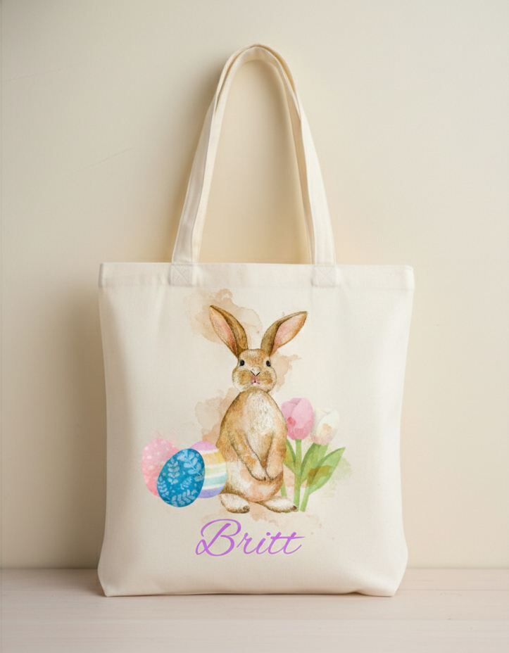 Custom Easter Tote Bag