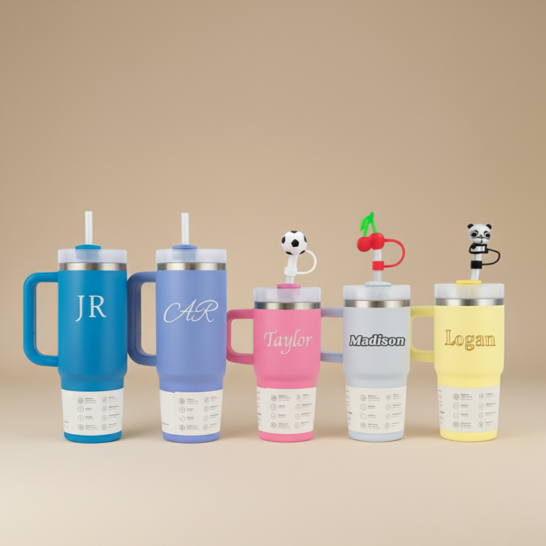 Custom Family Tumbler Set - 5 Pack