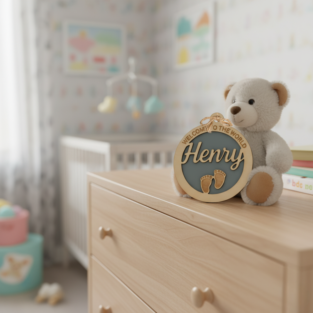 Custom Ornament - New Baby