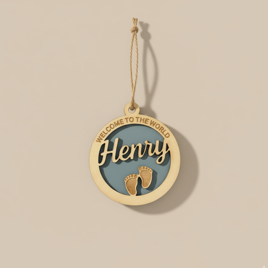 Custom Ornament - New Baby
